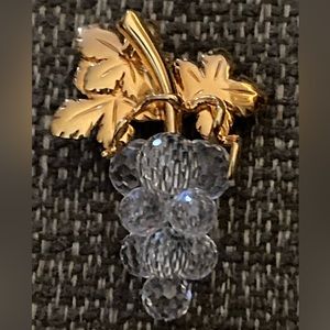SWAROVSKI Bundle Of Grapes Crystal Brooch